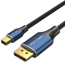 Vention Cable Conversor DisplayPort 1.4 8K Hcflh DisplayPort Macho a Mini DisplayPort Macho 2m Negro y Azul